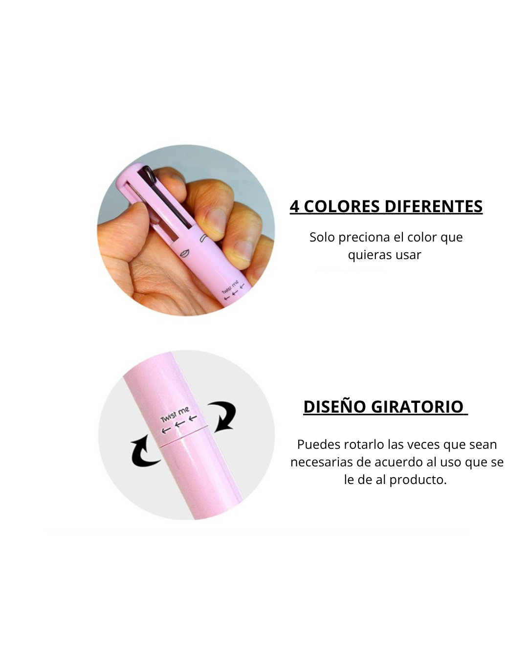 Lápiz de Maquillaje 4 en 1